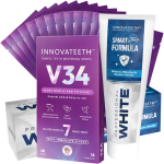 SZETT Innovateeth V34 fogcsíkok + fehérítő paszta